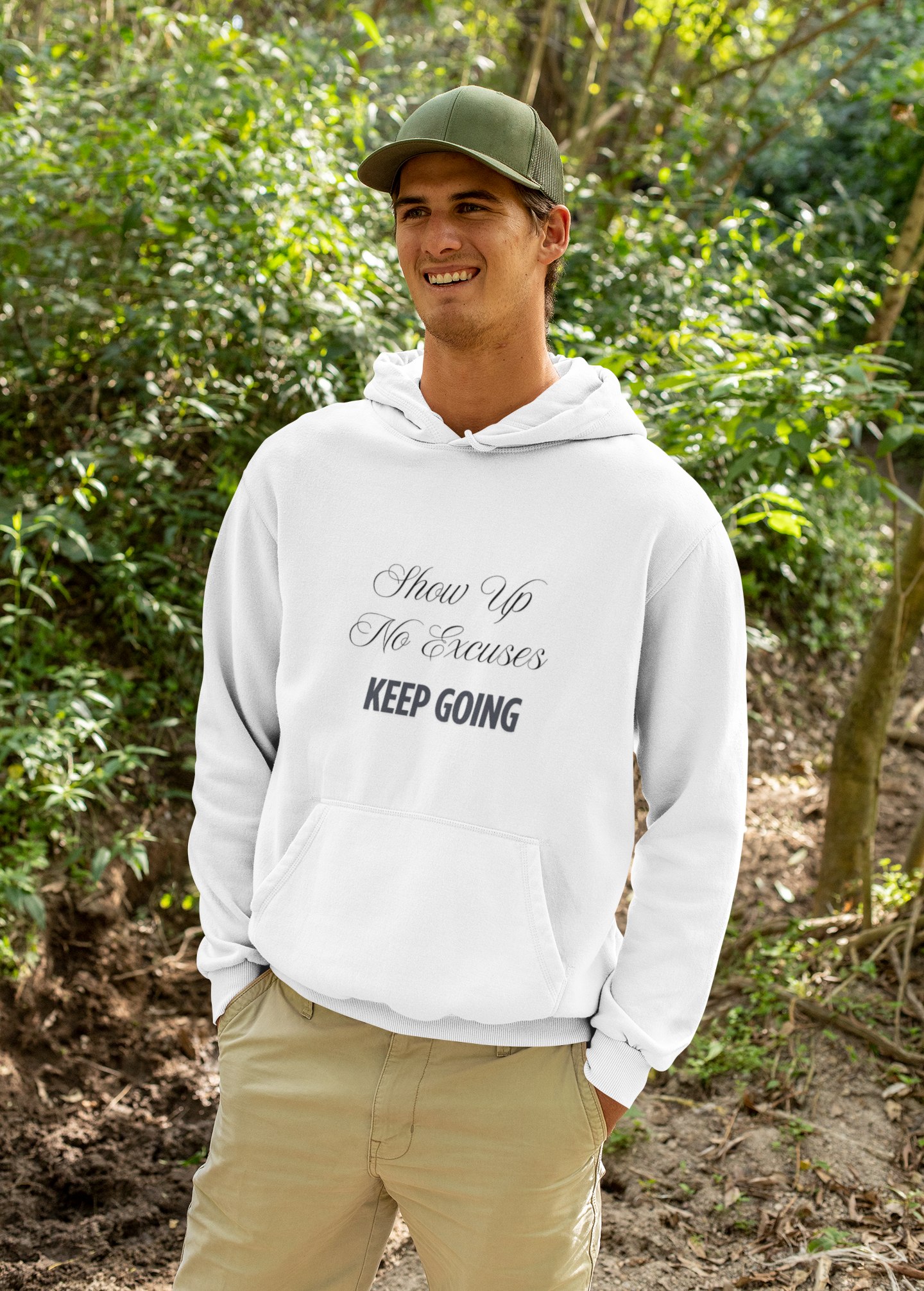 Three-Panel Fleece Hoodie - Unisex