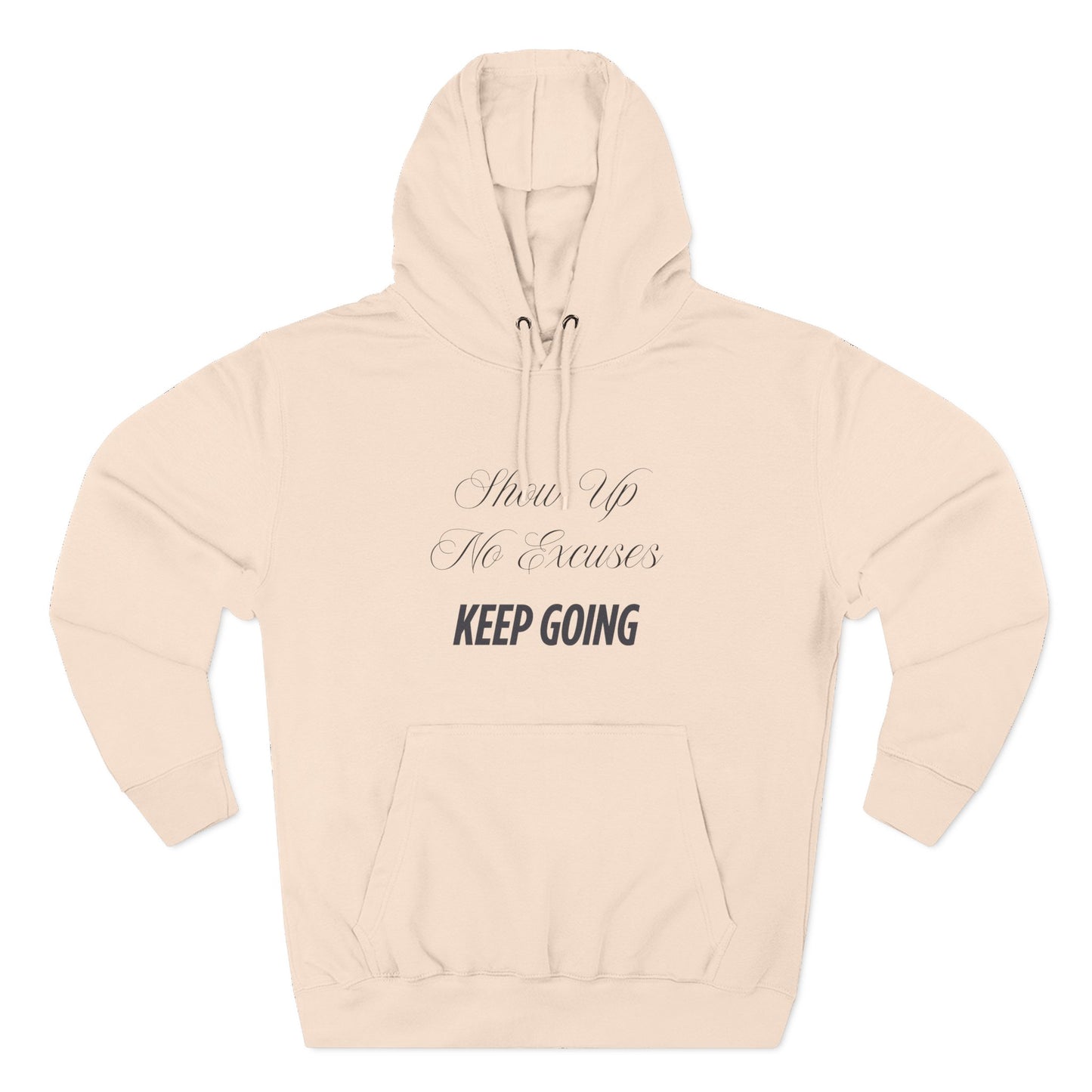 Three-Panel Fleece Hoodie - Unisex