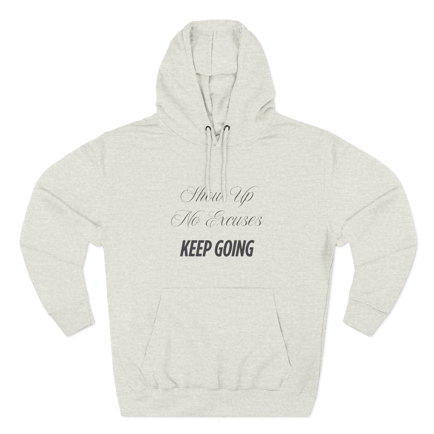 Three-Panel Fleece Hoodie - Unisex