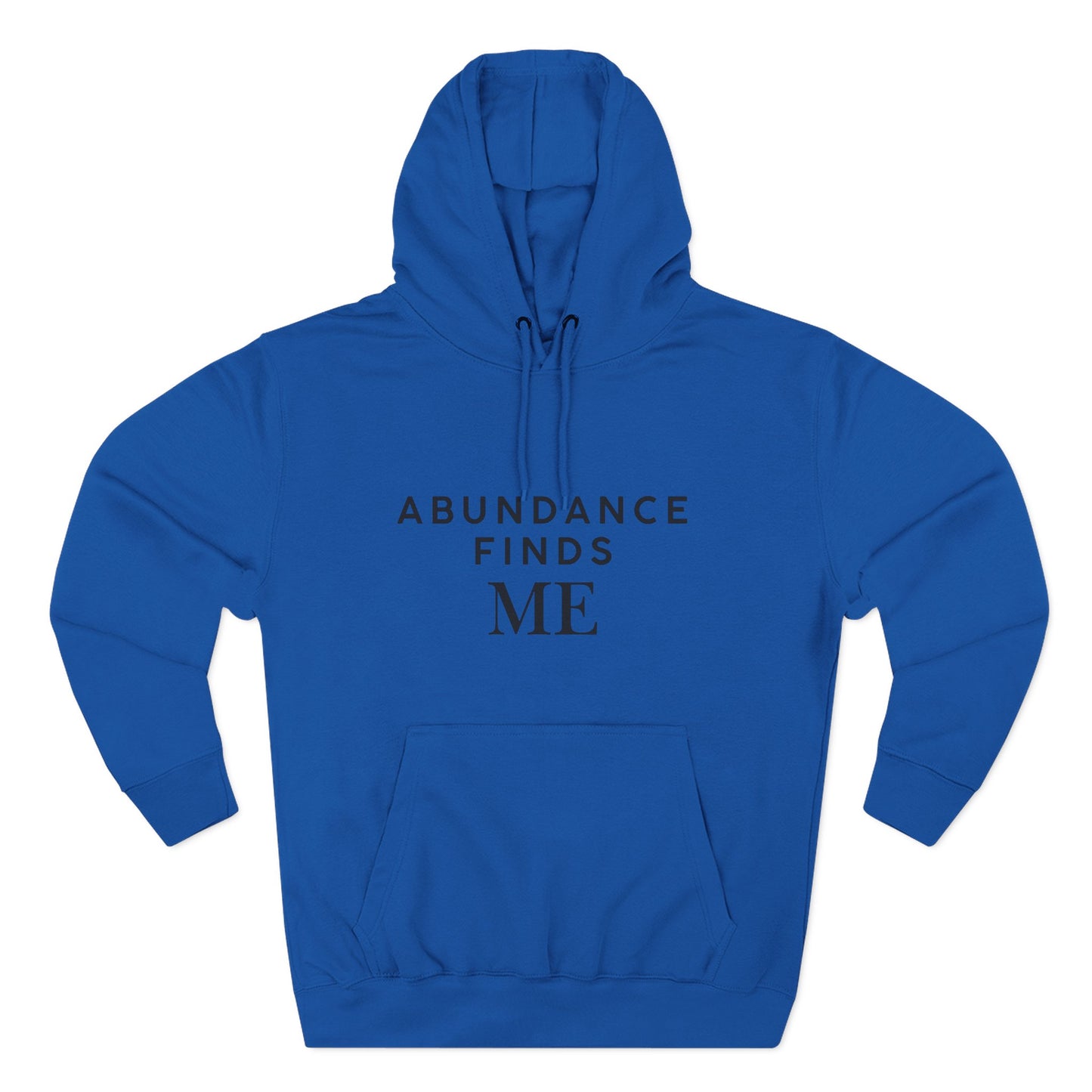 Abundance Finds Me Fleece Hoodie - Cozy Inspirational