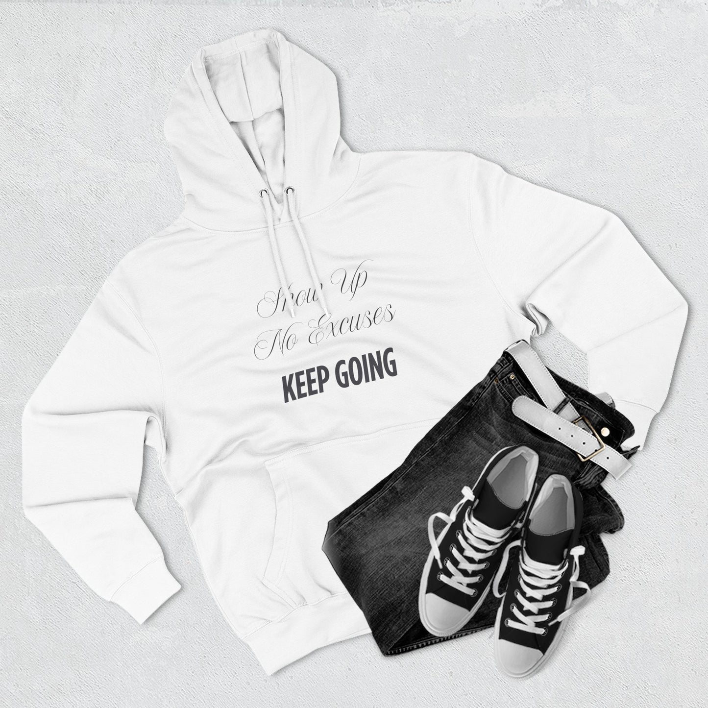Three-Panel Fleece Hoodie - Unisex